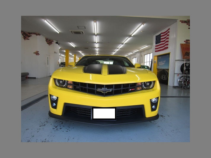 シボレーカマロカスタム Zl1タイプフロントマスク シボレーマークスポットライト ジオバンナインチａｗ アメ車 スペース横浜 アメ車 逆輸入 車の新車販売 中古車販売