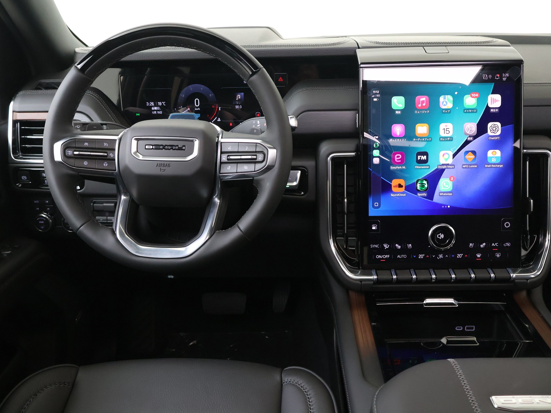 2026年 GMGユーコンデナリ 新車の日本語表示対応メインディスプレイモニター画像